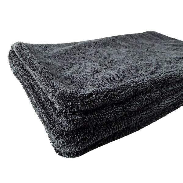 Ceratek premium dark gray microfiber towel for car ceramic coating application