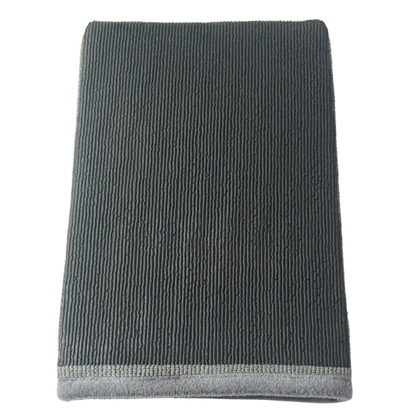 Black microfiber towel for ceramic coating, automotive detailing by Ceratek